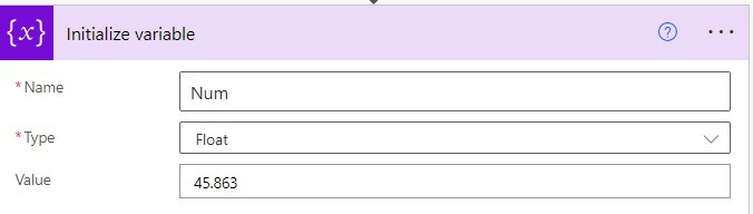 Power automate convert number to round up format