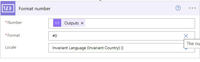 Power Automate convert percentage to whole number