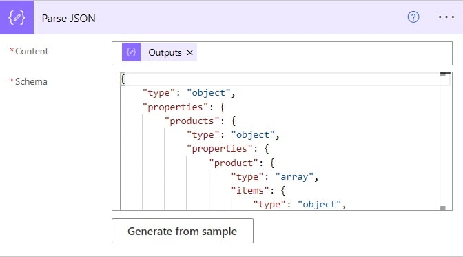 Power automate convert xml to json