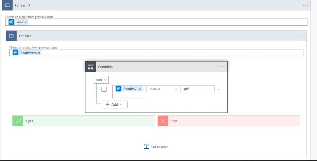 power automate copy attachment to sharepoint