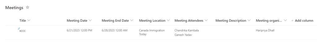 Power automate create calendar events from the SharePoint list