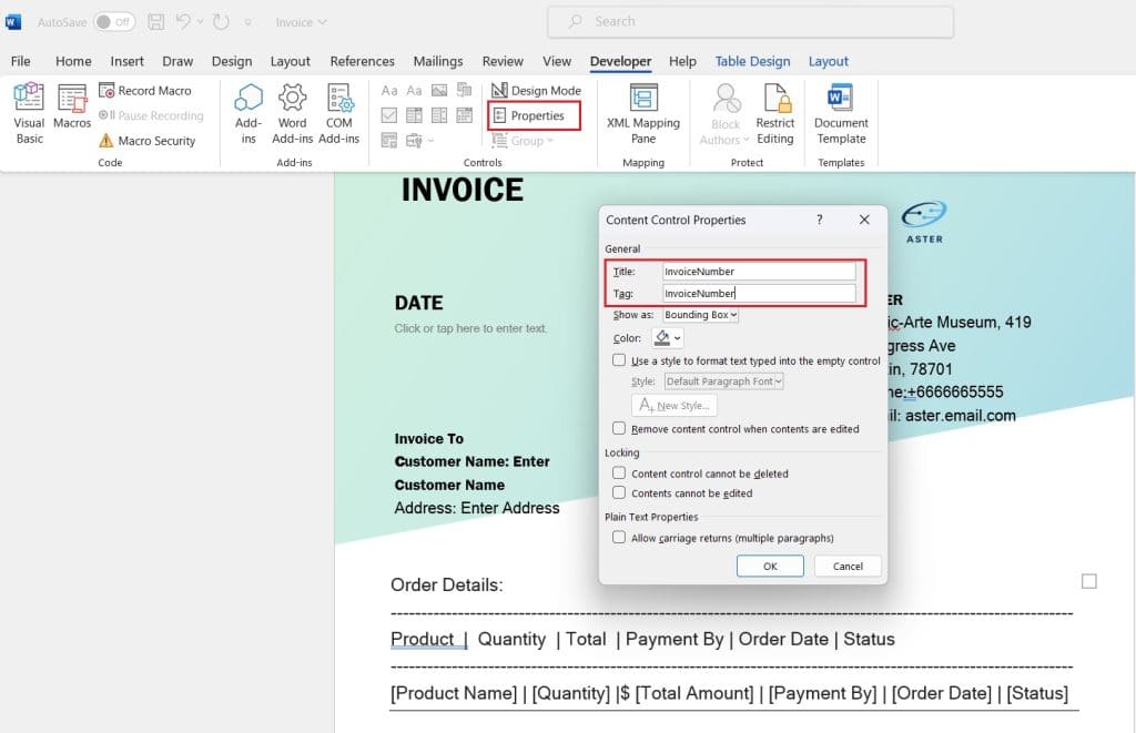 populate word document power automate without premium