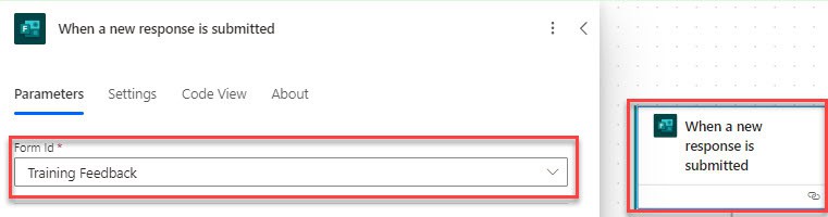 Power Automate create file from form response