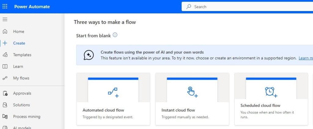 Power automate create SharePoint site from excel