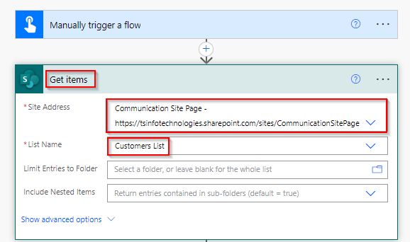 Create an HTML table with custom columns in Power Automate