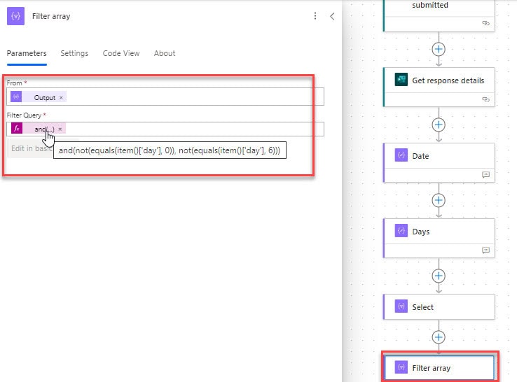 Power Automate date add working days