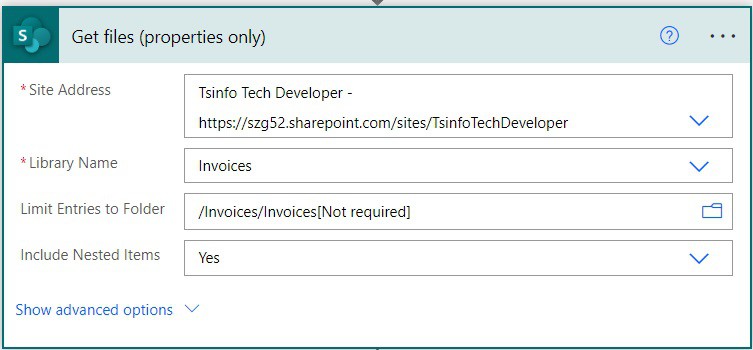 power automate delete all files in sharepoint folder