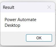 Power Automate Desktop concatenate list of strings