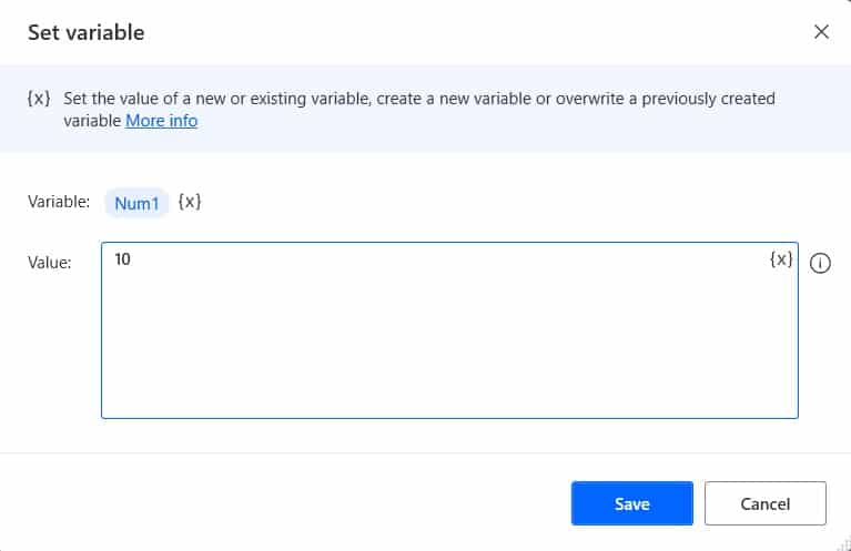 Mathematical operations in Power Automate Desktop