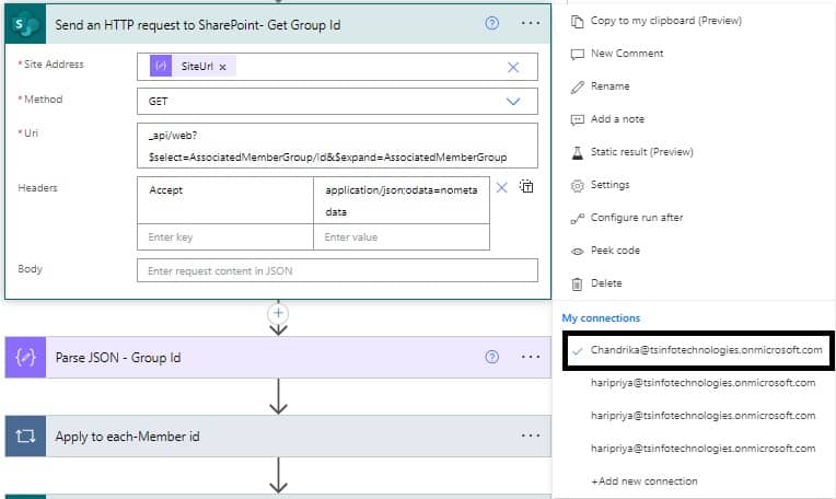 Power Automate error 'Attempted to perform an unauthorized operation'