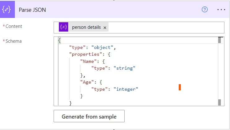 power automate initialize variable object