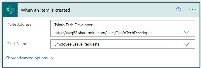 power automate leave request workflow