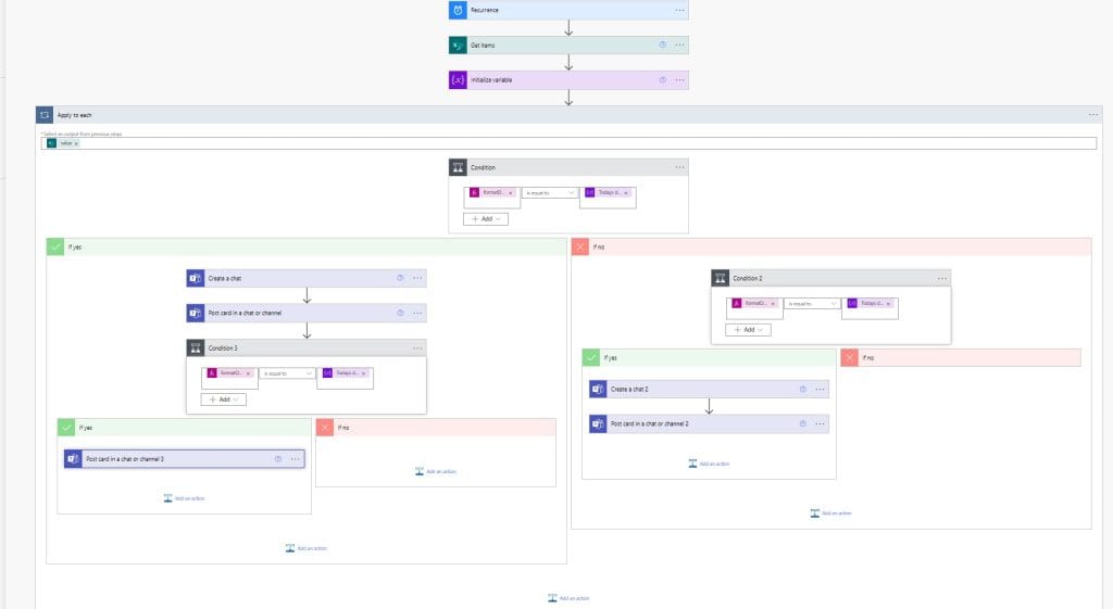 power automate recurrence time zone