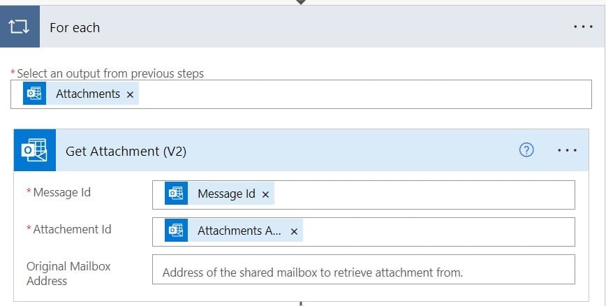 power automate save attachment to sharepoint