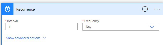 power automate schedule flow