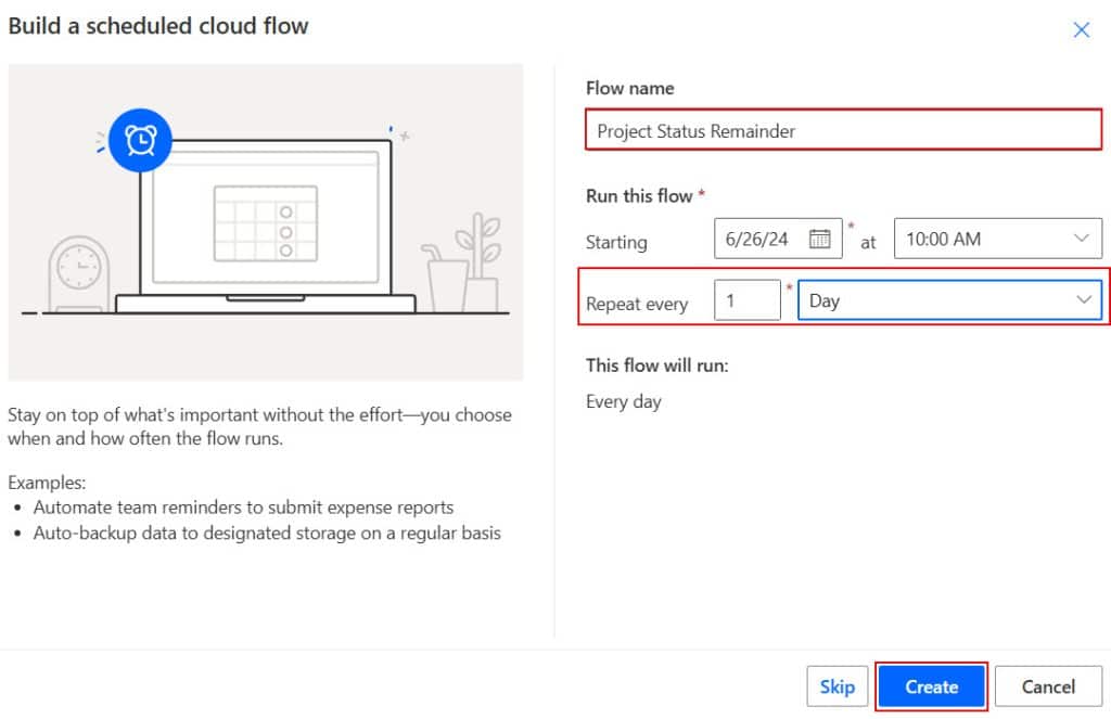 power automate send an email notification (v3)