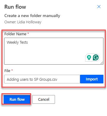 Power Automate SharePoint library create file