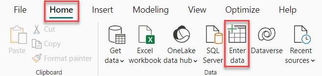 power bi add row to table