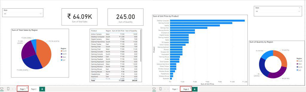 power bi apply slicer to all page visuals