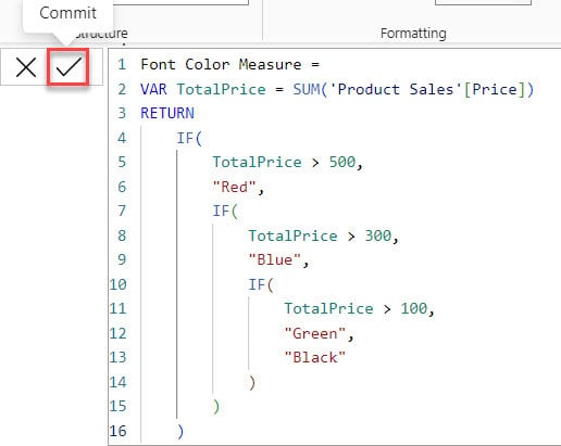 power bi background color