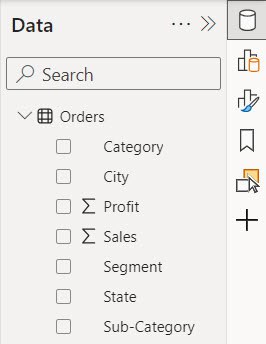 power bi bookmark button