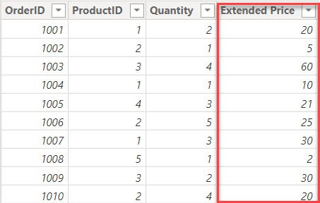 power bi calculated column