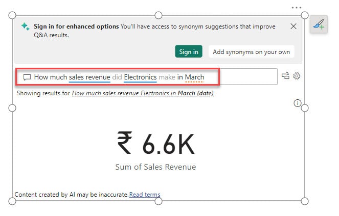 card power bi