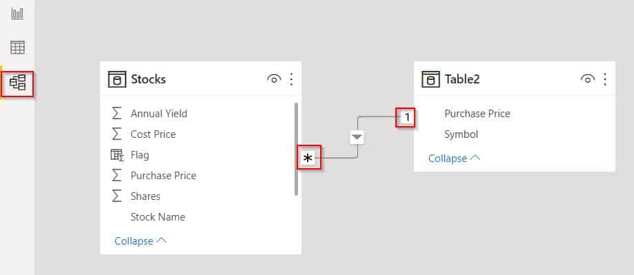 Power BI checks If Text exists in another table example