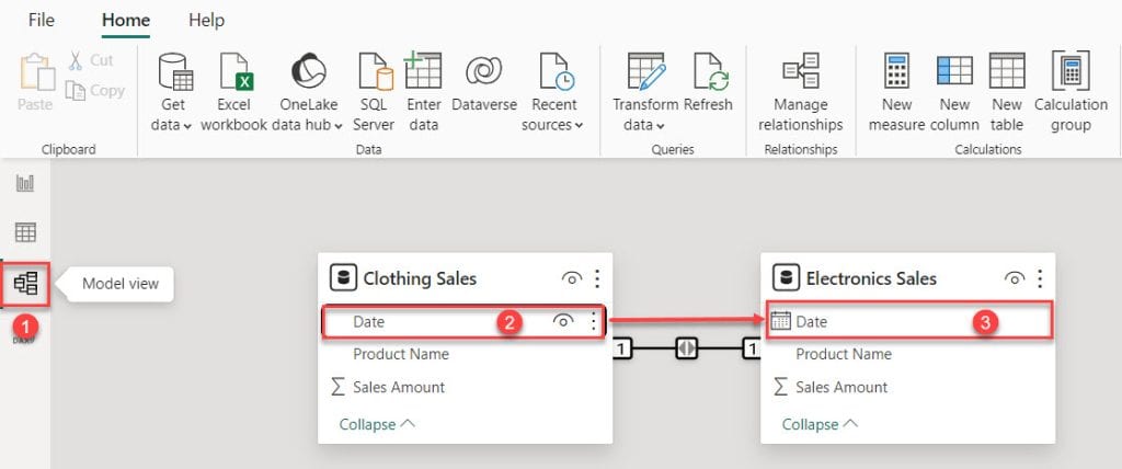 power bi compare two columns