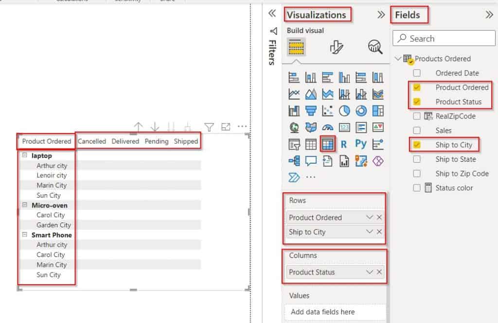 Power BI conditional formatting based on text measure