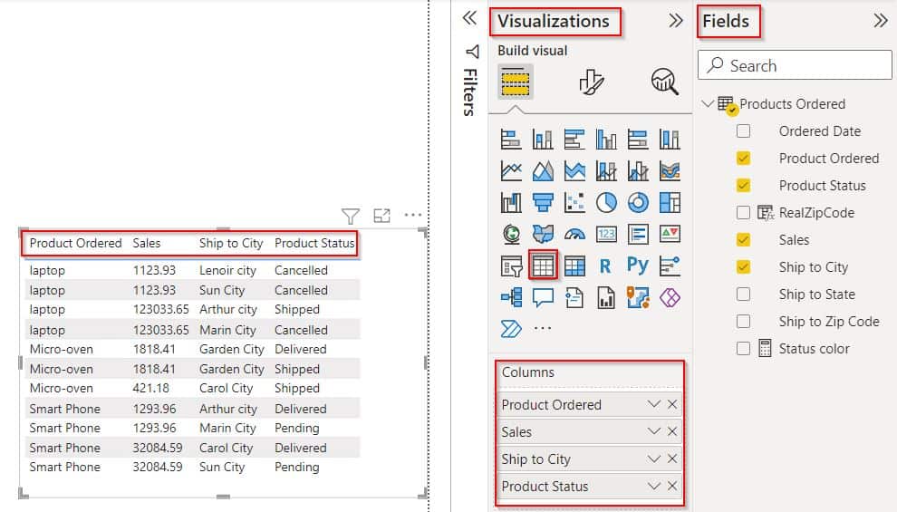 Power BI conditional formatting based on text value