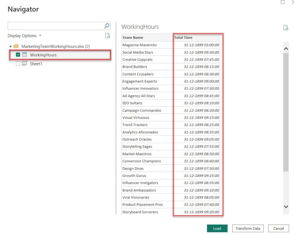 power bi convert minutes to hours