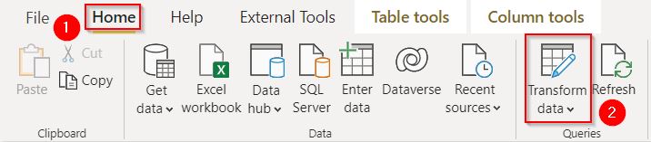 Power BI Convert Text to Number direct query