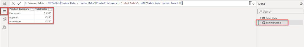 power bi create new table from existing tables