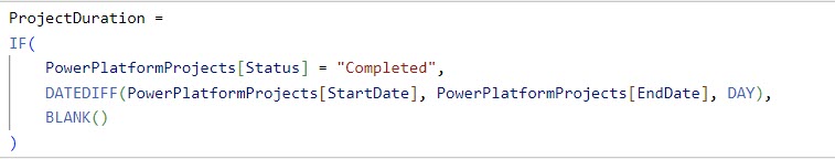 Power BI DAX DATEDIFF with IF statement 