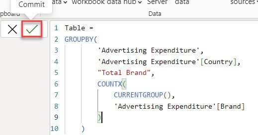 Power BI dax get count by group