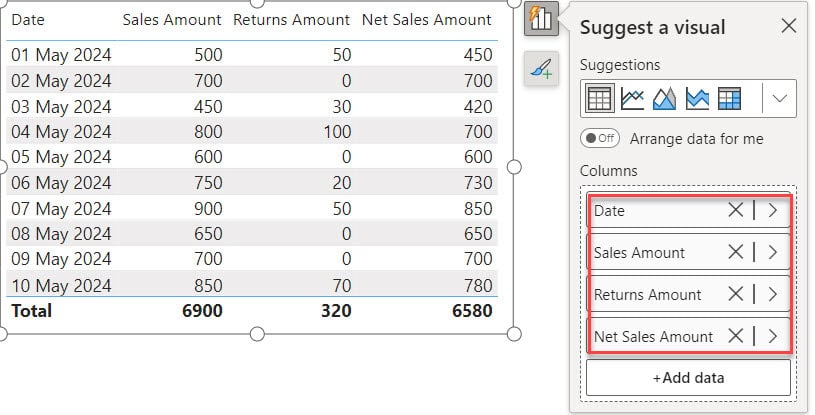 power bi dax subtract