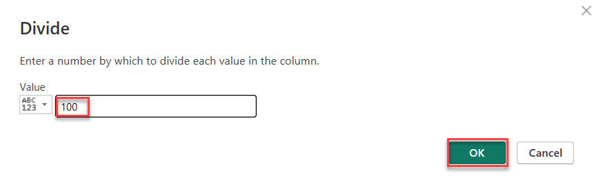 power bi divide function