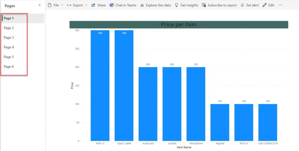 power bi export to pdf all pages