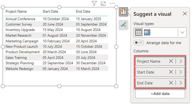 power bi filter date between