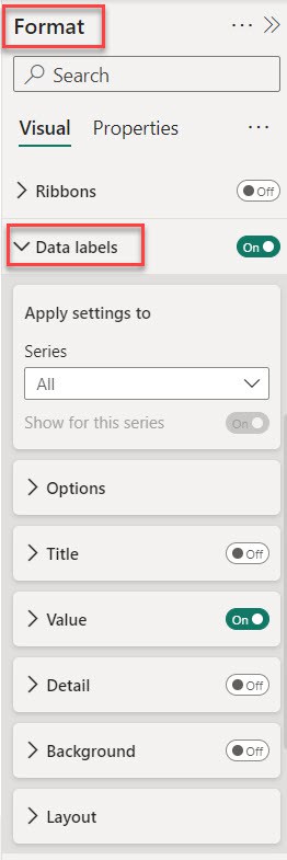 power bi format data labels