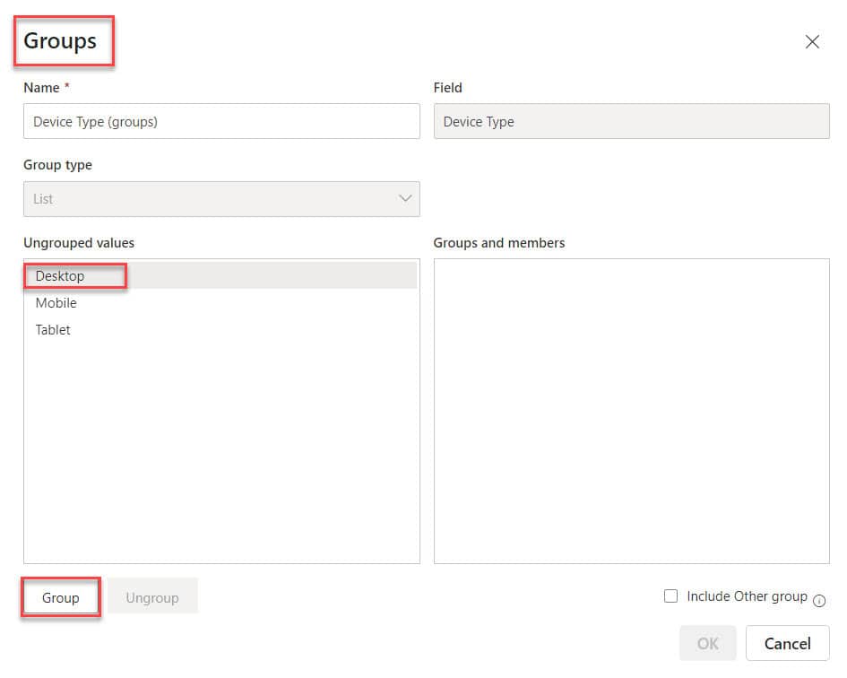 Power BI Matrix Multiple Column Grouping