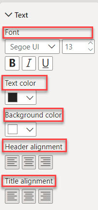 power bi matrix two column headers