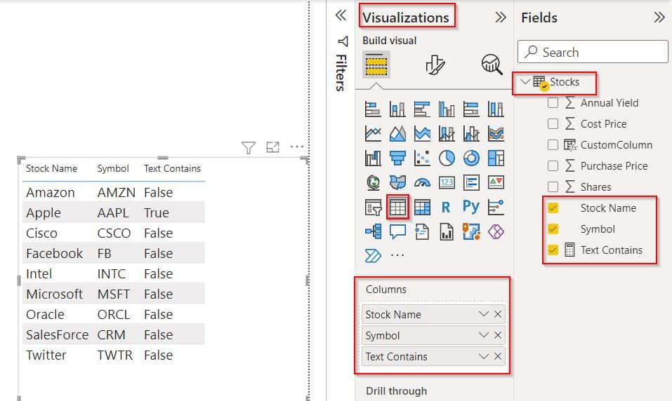 Power BI Measure If Text Contains