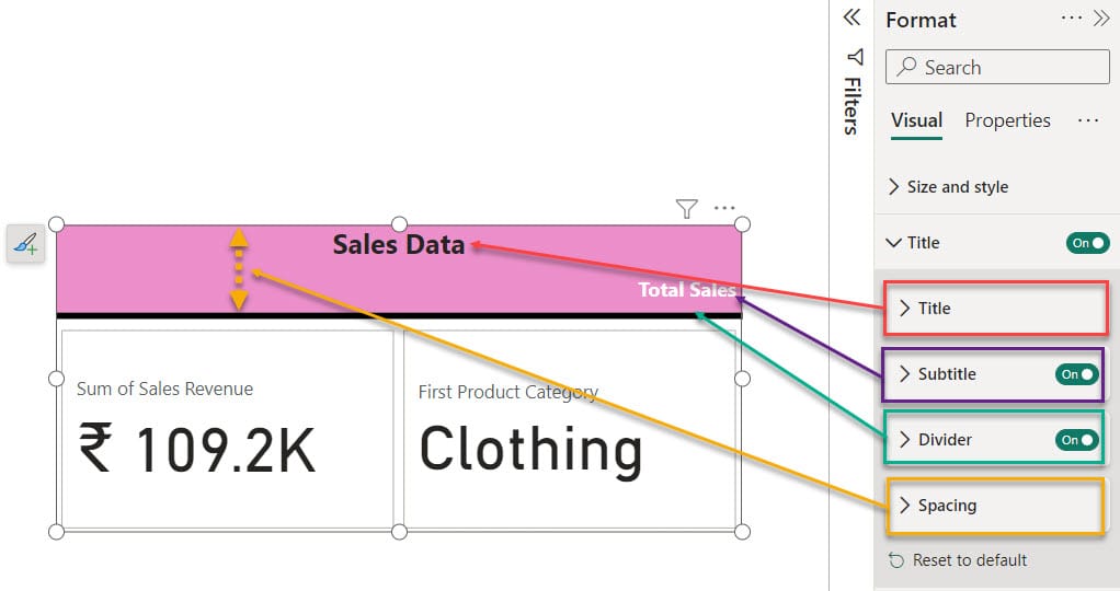 cards in power bi