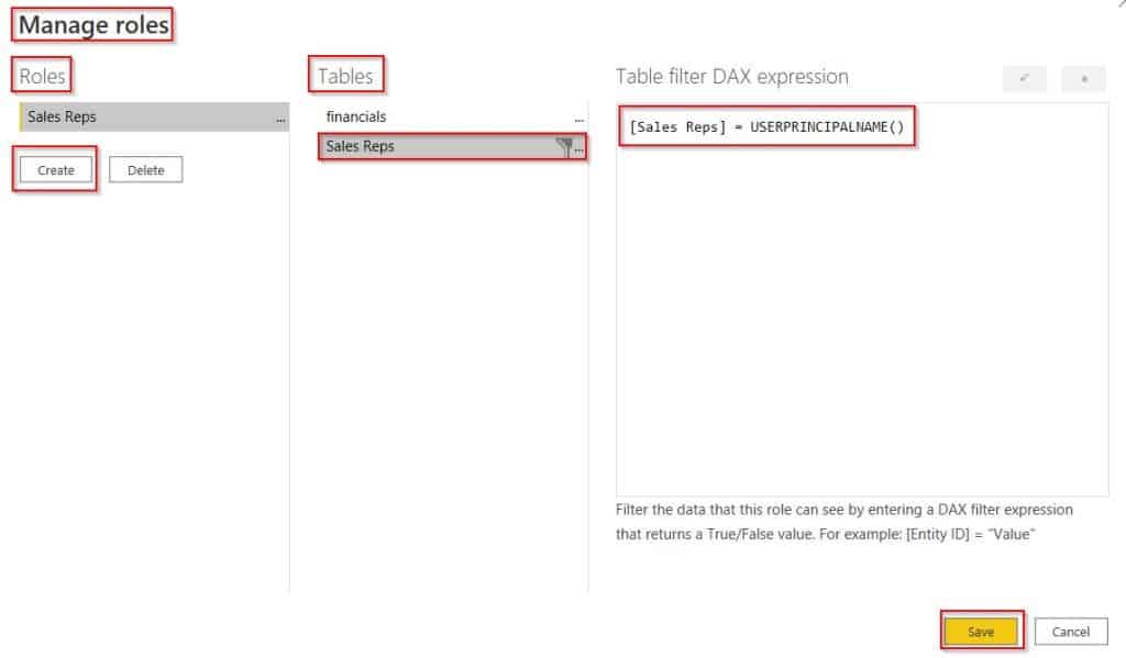 Power BI Row-level Security Dynamic Example