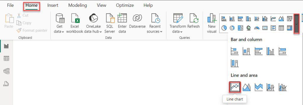 Power BI secondary axis