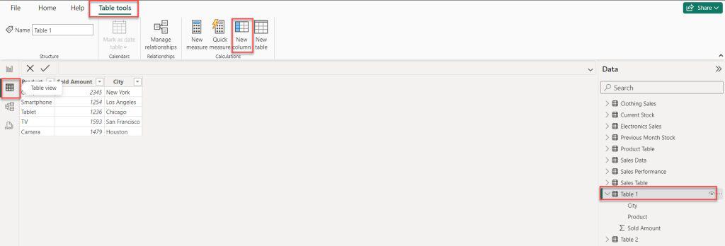 power bi show difference between two columns