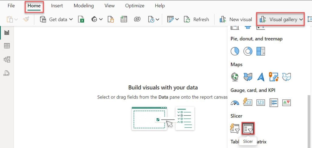 power bi slicer order