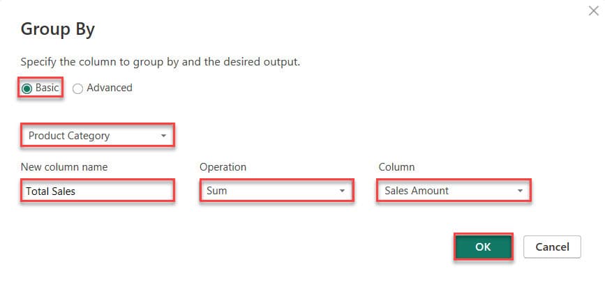 Power BI sum group by the Multiple columns